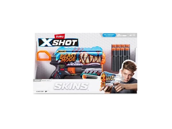 Zuru SKINS FLUX Launcher (8 Dart) Beast Out