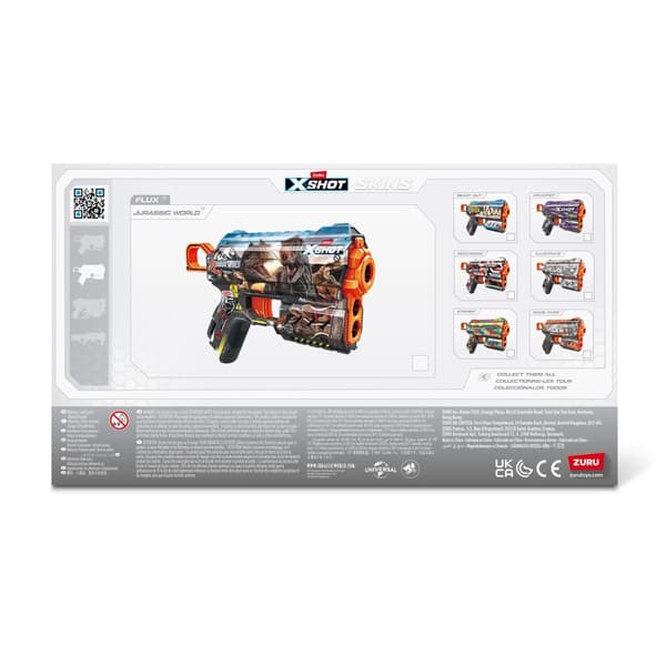 X-Shot Skins Flux Blaster Jurassic World