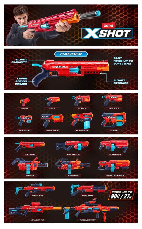 X-Shot Caliber Blaster