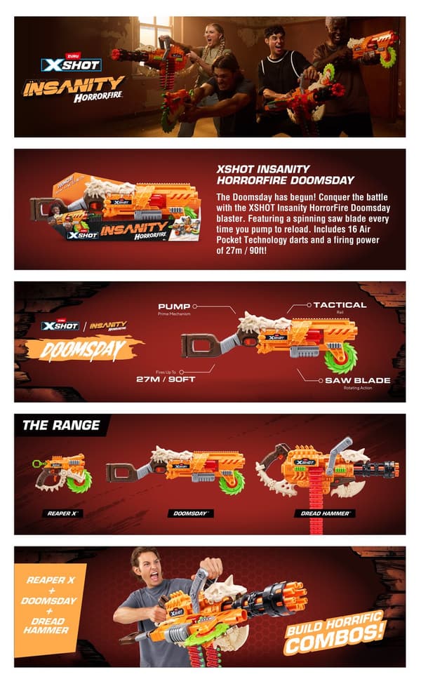 X-Shot Insanity Horrorfire Doomsday