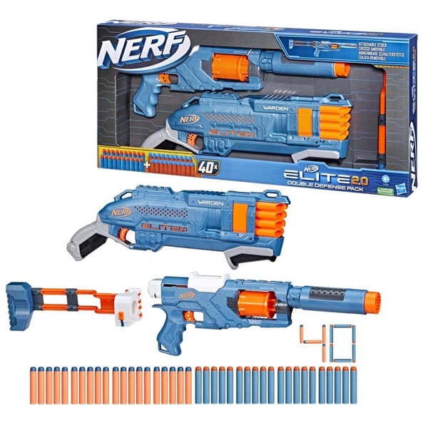 NERF N-Strike Elite 2.0 Double Defense Pack