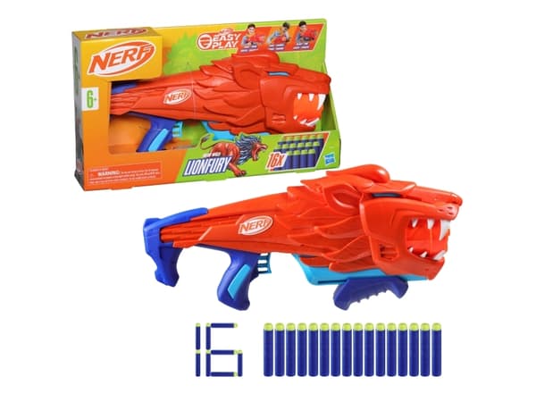Nerf Junior Wild Wild Lionfury, räjähdystekninen lelu, 6 vuotta, 99 vuotta