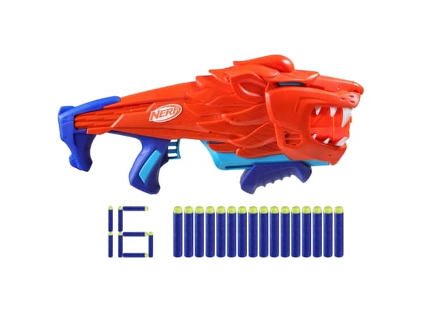 Nerf Junior Wild Wild Lionfury, räjähdystekninen lelu, 6 vuotta, 99 vuotta