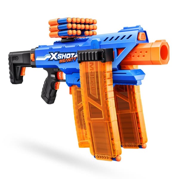 X-Shot Insanity Motorized Clip Mania Blaster