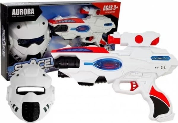 Lean Toys romvåpen og maske
