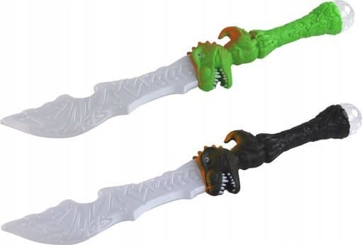 LeanToys Lightsaber Håndtak Dinosaur Grønn Svart MIX