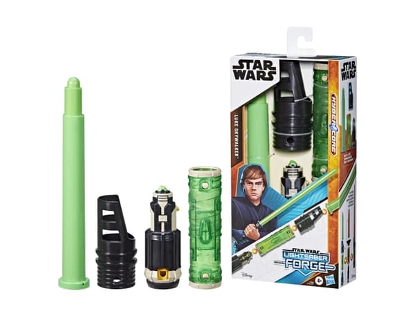 Star Wars Lightsaber Forge Kyber Core Luke Skywalker, Lyssabel, 4 år