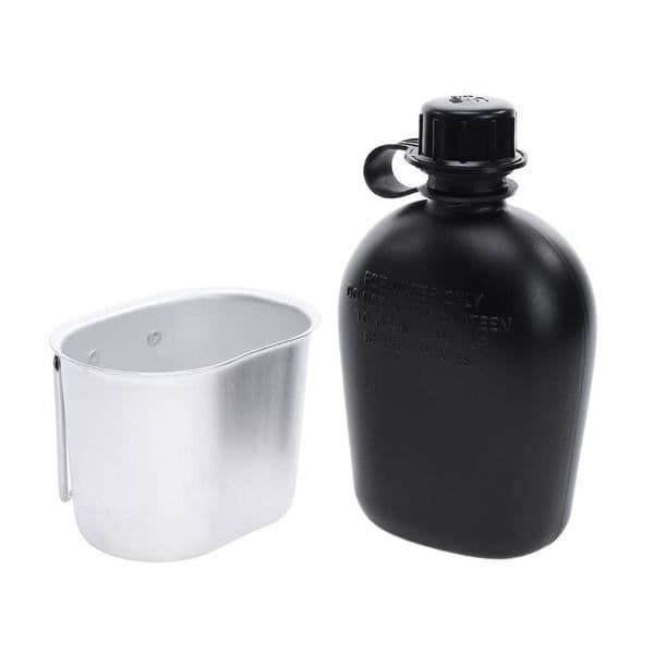 Måltidspaket - 1L vattenflaska och kokskål - Plast, Nylon, Aluminium - Blandat - Vuxen