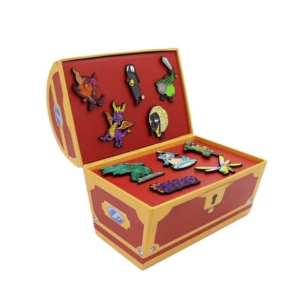 Spyro The Dragon Chest inklusive 10 officiella pins (Limited Edition)