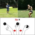 Miniatyrbild 5 av 6: Mini Frisbee - Pocket Disk Long Range -  Gul