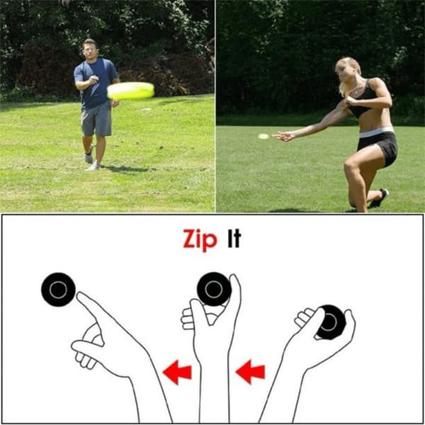 Mini Frisbee - Pocket Disk Long Range -  Gul