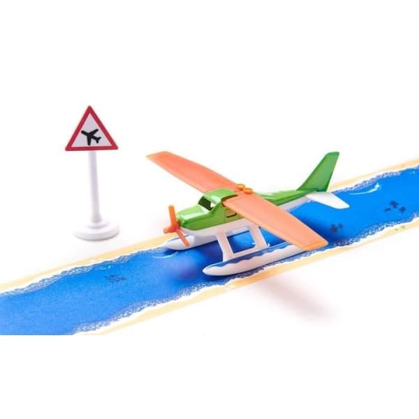 Siku sjöflygplan pojkar 9 cm 5 meter grön 3-delad