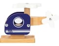 Miniatyrbild 6 av 6: Liten fotkompani - Blå trähelikopter - LEGLER