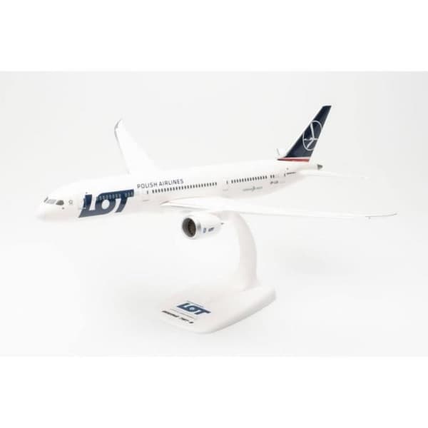 Färdigmålat kit - Boeing 787 -9 Dreamliner LOT Polish Airlines - plug-in modell 1/200 Herpa