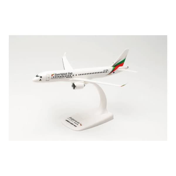 Färdigmålat kit - Airbus A220 -300 BULGARIA AIR - Nesting modell 1/200 Herpa
