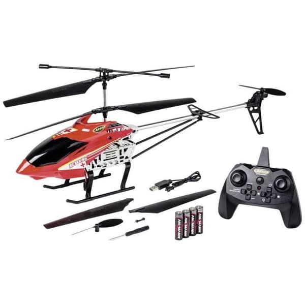 RC Helikopter - CARSON - Easy Tyrann 670 Rescue - Vit - Utomhus - För barn