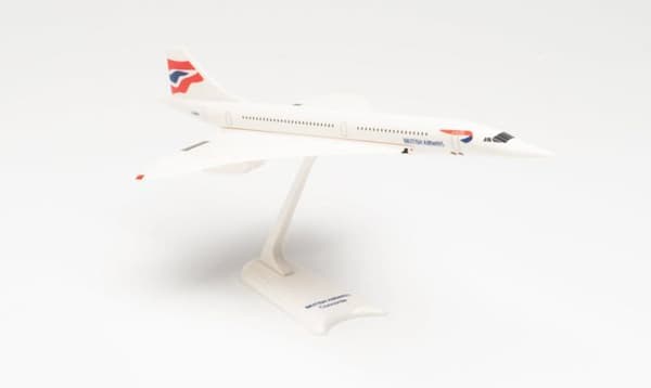 Miniatyrflyg Herpa - 613439 - British Airways Aerospatiale-BAC Concorde - G-BOAC