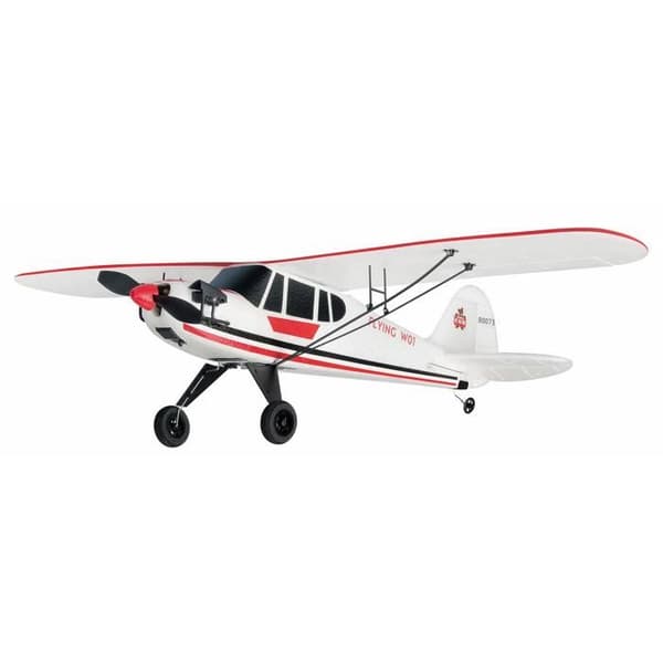Amewi Piper J-3 CUP RC flygplan vit, röd - redo att flyga (RtF) - 505 mm