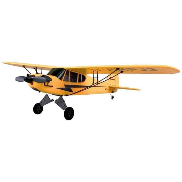 Amewi Piper J-3 CUP RC flygplan vit, röd - redo att flyga (RtF) - 505 mm