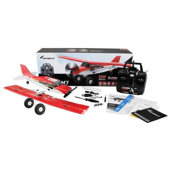 Amewi Maule M7, rot RC plan nybörjarsats för att montera 510 mm