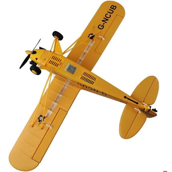 Aviation to Build - Piper J3 Cub G-NCUB SKYLARK 3D 6G 5-kanals 2,4Ghz RTF-fjärrkontroll Stuntflygplan