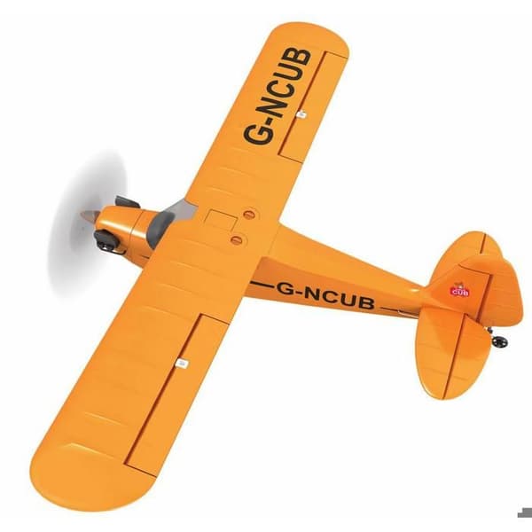 Aviation to Build - Piper J3 Cub G-NCUB SKYLARK 3D 6G 5-kanals 2,4Ghz RTF-fjärrkontroll Stuntflygplan