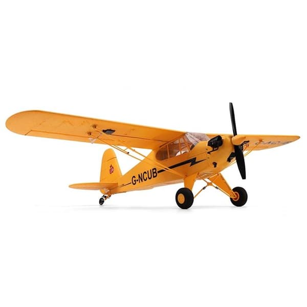 Aviation to Build - Piper J3 Cub G-NCUB SKYLARK 3D 6G 5-kanals 2,4Ghz RTF-fjärrkontroll Stuntflygplan
