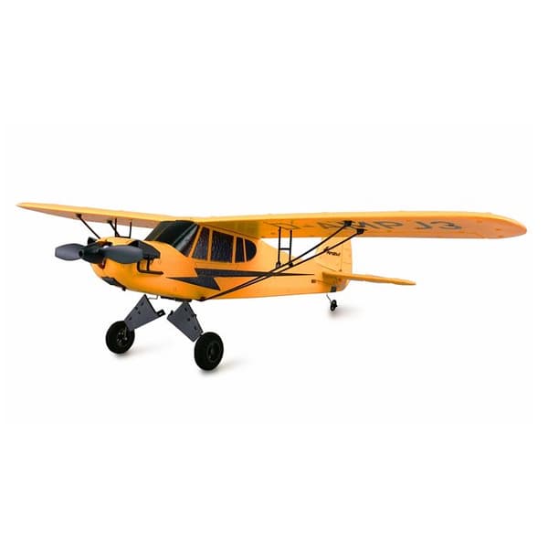 Amewi Piper J-3 CUP RC flygplan vit, röd - redo att flyga (RtF) - 505 mm