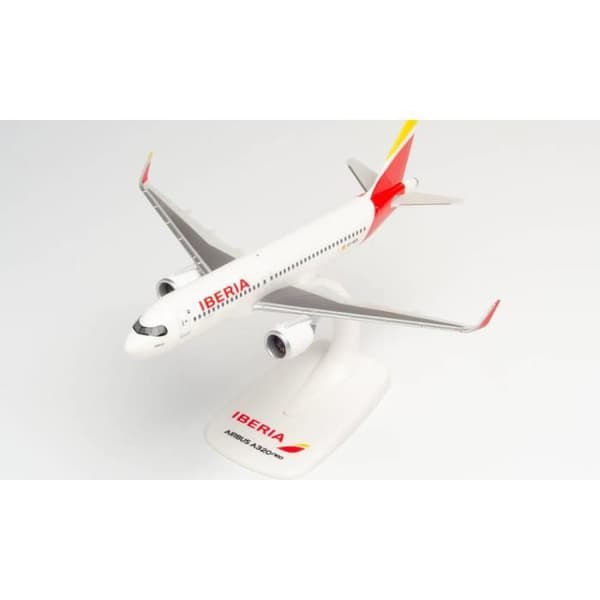 Färdigmålat kit - Airbus A320 IBERIA - BARAJAS - SNAP-ON MODELL 1/200 Herpa