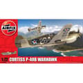 Miniatyrbild 1 av 4: Curtiss P-40B Warhawk flygplansmodell - AIRFIX - 47 delar - skala 1:72