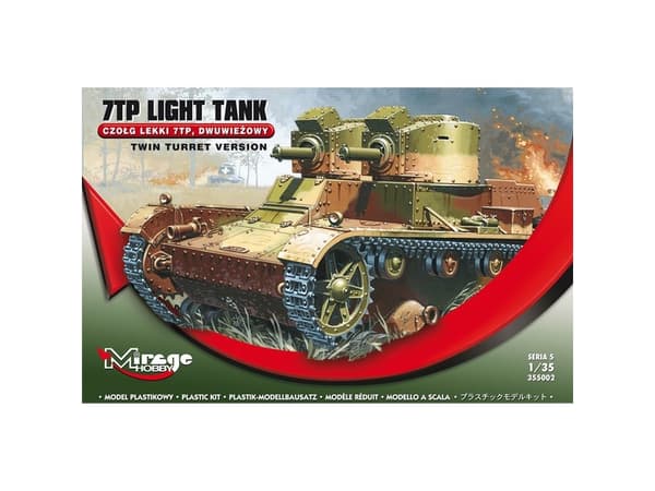 Mirage MIRAGE 7TP Twin Turret Light Tank - 355002