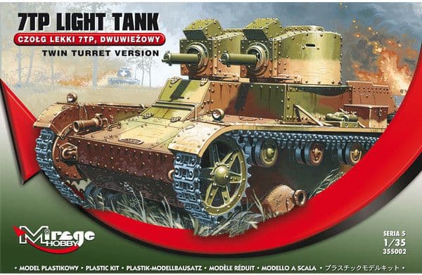 Mirage MIRAGE 7TP Twin Turret Light Tank - 355002