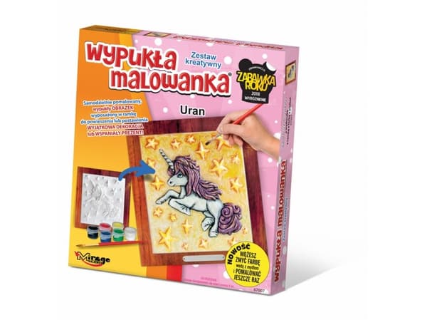 Luova sarja kupera maalaus yksisarvinen Uranus