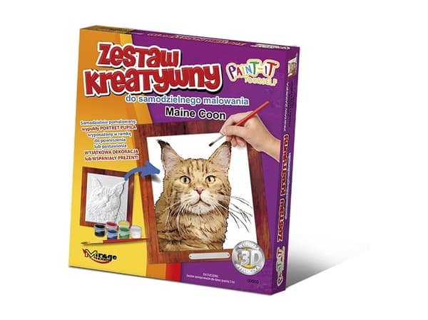 Mirage Maine coon katt til maling 62003