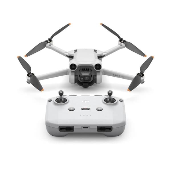 Drona DJI Mini 3 PRO, 48MP, 4K60Gimbal 3 axe, autonomie 34 min, 249g "CP.MA.00000488.01" (timbru verde 1.20 lei) Sort, Hvid