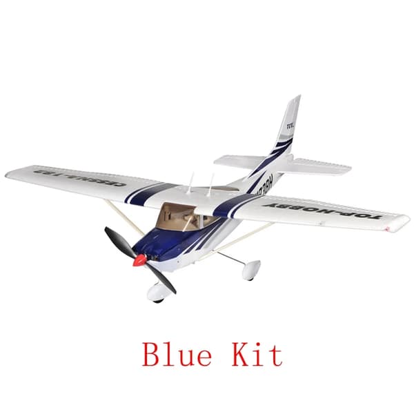 RC Cessna 182 Flygplan, 965 mm Vingspann, Nybörjarvänlig,Blå KIT