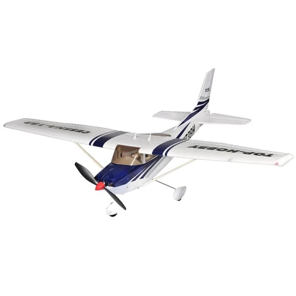 RC Cessna 182 Flygplan, 965 mm Vingspann, Nybörjarvänlig,Blå KIT