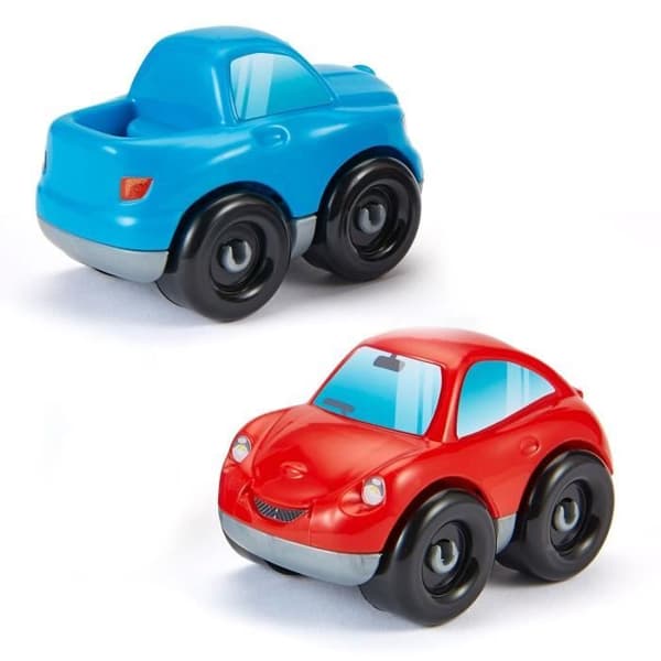 ECOIFFIER autonkuljetusauto - Abrick - Kuljettaa 6 autoa 2 kerroksessa - Punainen - Alkaen 18 kuukaudesta