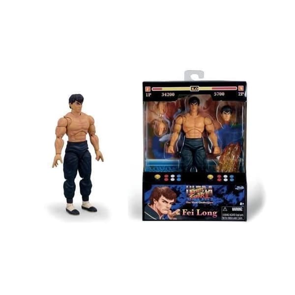 Street Fighters Fei-Long Artikuleret Figur 15cm - Jada