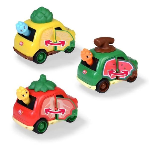 Dickie - ABC Fruit Friends 3 modeller - Lydfunktioner og tilbehør - Fra 12 måneder