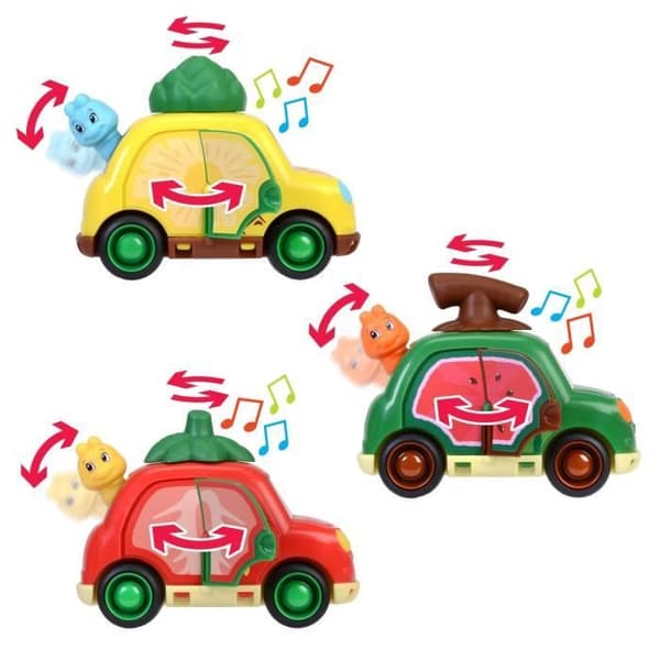Dickie - ABC Fruit Friends 3 modeller - Lydfunktioner og tilbehør - Fra 12 måneder