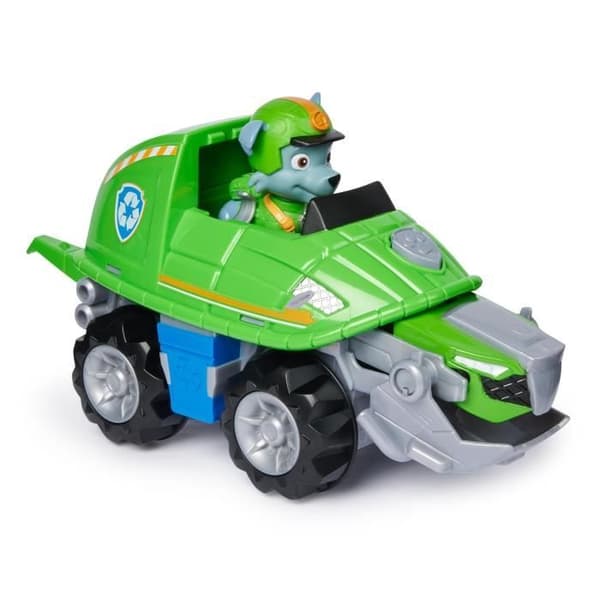 SPIN MASTER KØRETØJ + ROCKY JUNGLE HVALPE FIGUR PAW Patrol