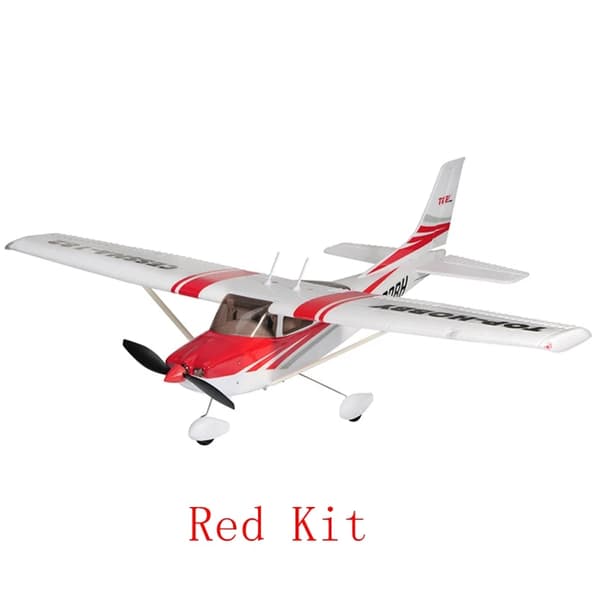 RC Cessna 182 Flygplan, 965 mm Vingspann, Nybörjarvänlig,Röd KIT