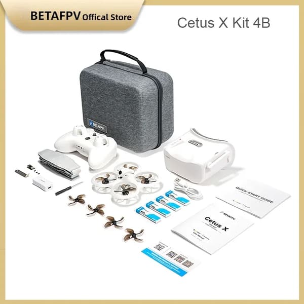 Cetus X Quadcopter, 5 minuutin lentoaika, 1103 11000KV moottori,Cetus X ELRS 4B