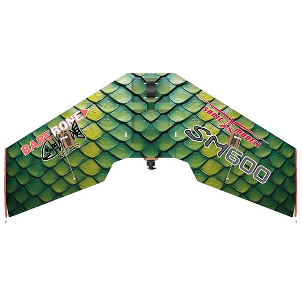 RC Flyvemaskine, 600 mm Vingerækkevidde, Trådskåret EPP, 2 KANALER,KIT Version