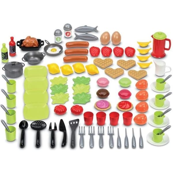 Dinette Box 100 Pieces - Ecoiffier - 100% Chief Collection - 18 månader