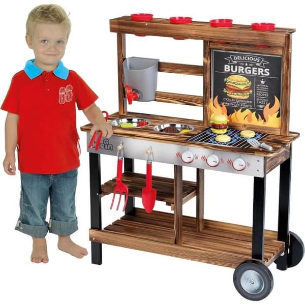 Beach Picnic Woods Summer Kitchen med 23 tillbehör - Klein - 2368