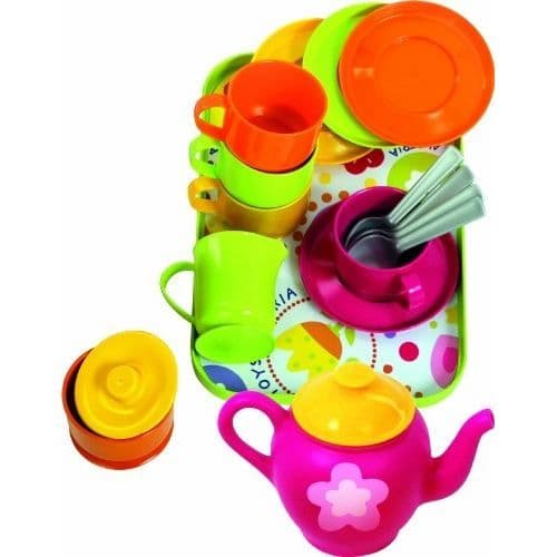 Imitationsspel - Gowi - Paris Coffee Service - Liten bricka - 18 stycken