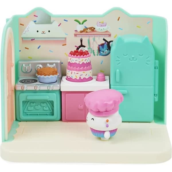 Gabby and the Magic House - Playset Deluxe La Cuisine de Petit Chou - 1 Figurin + tillbehör