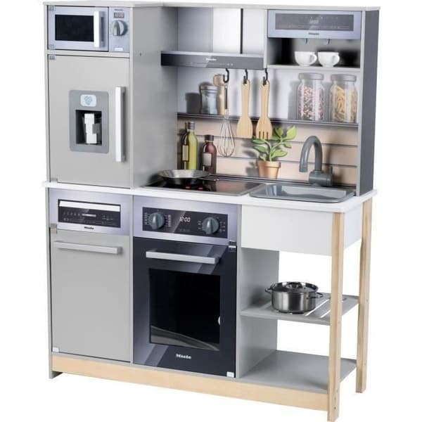Wood Kitchen Miele -familj med tillbehör, stor modell - Klein - 7194